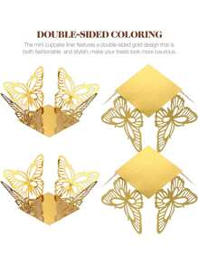 20pcs/Pack Wedding Butterfly Chocolate Candy Dessert Paper Cups Decor Party Favor Boxes