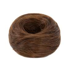 Messy Bun Hair Piece Curly Hair Bun Extensions With Straight Tails Hair Scrunchies Ponytail Hairpieces For Women