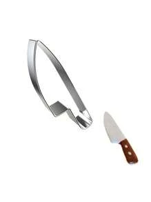 1pc Stainless Steel Biscuit Cookie Cutter Mold, Baking Oven, Chef's Knife, Piping Bag, Cooking Machine, DIY Cake Mold