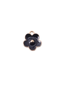 20 pièces Pendentifs de breloque à fleurs 3D stylisés en alliage de zinc gravé, pour collier, bracelet, boucle d'oreille, accessoires de bijouterie DIY