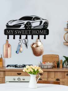CIF BUY Custom Sign.Tailor-Crafted Wall Key Holder - Bespoke Metal Key Rack Inspired By Sports Cars, Equipped With Hooks. A Perfect Wall-Mounted Choice And A Splendid Gift For Kitchens, Entrances And Other Areas Picture Frame Hooks, Wall Picture Frame, Wall Hooks Self Adhesive, Hooks, Hook, Wall Hooks, Bathroom, Towel Holder, Hooks, Wall Hooks, Hooks, Wall Hook, Door Hanger