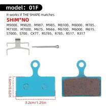 Bicycle Disc Brake Pads Compatible With Shimano M355 Disc Brakes, Universal For Mountain Bike