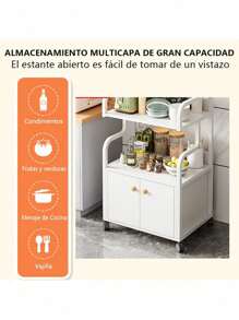 Muebles De Madera Modernas Alacenas Para Cocina Pequeñas - Blanco - Ver 5