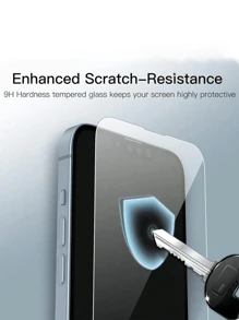 5 Stücke gehärtete Glas Bildschirmschutzfolien kompatibel mit Apple 11, 12, 13 Mini, 14, Pro, XS Max, X, XR, 6, 6S, 7, 8 Plus, SE2, SE3, 15, 16 Pro Max