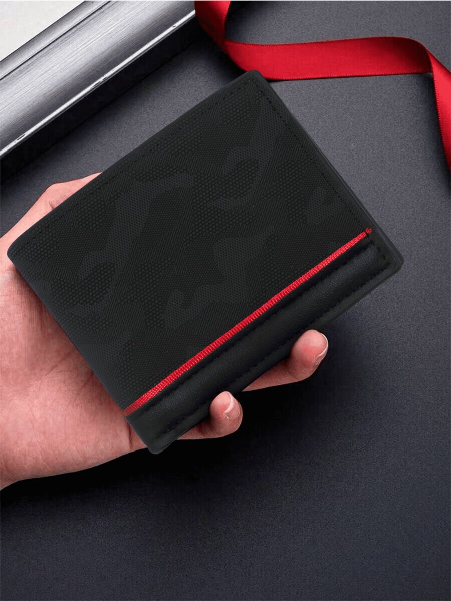 Multicolor PU Leather Wallet For Casual And Formal, Regular Size - Black - View 1