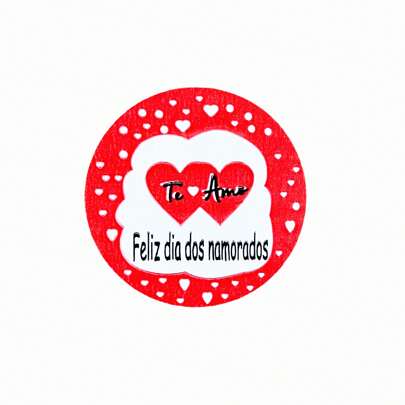 Etiquetas adesivas para o dia dos namorados com 100 unidades E-FN-01