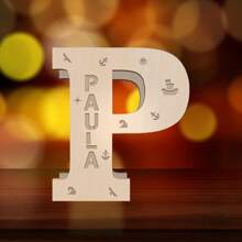 1 Piece, Custom Name Letter Night Light, 11 Inch Creative Luminous A-Z Letter Light, Big Hair Letter Logo LED Sign Number Sign, Suitable For Night Light Home, Bar, Christmas Light, Birthday, Party, Wedding, Decorative Digital Shape Light