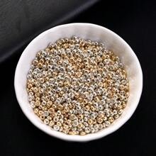 复古 2/3/4 毫米金色和银色玻璃隔珠 Y2K 闪亮小种子珠适用于珠宝手工制作手链项链耳环流苏 DIY 时尚配饰 - 米珠 - 查看 9