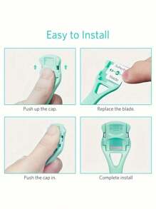 1 件足部刮刀、死皮老茧去除器、足部锉刀、去角质刮刀、足部护理工具、个人护理小工具、包、收纳袋、收纳盒、居家日常使用