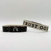 Pulsera con versículo bíblico diario, te trae buena suerte en la , el amor, la riqueza y el feng shui. Minimalista y de moda, adecuada tanto para hombres como para mujeres. Múltiples opciones de color disponibles, fácil de usar, adecuada para todas las ocasiones, resistente al sudor y a la lluvia.