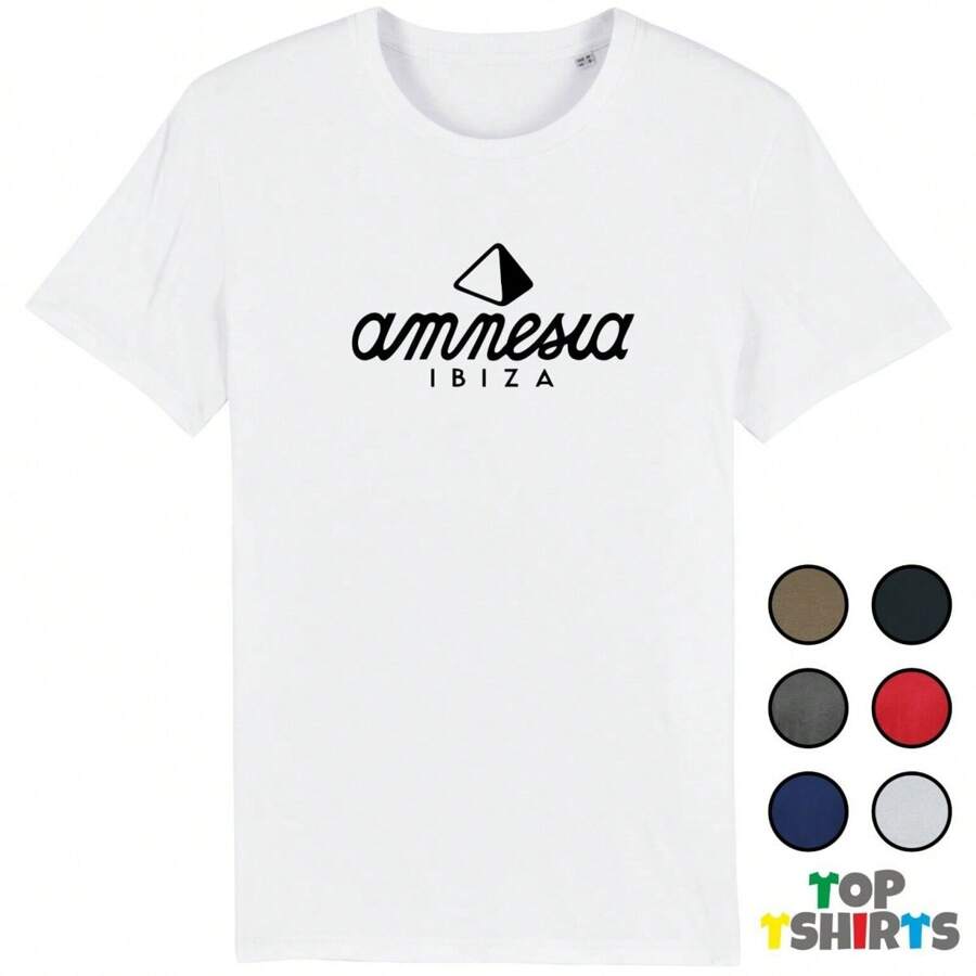 Amnesia Club Ibiza T-Shirt Party Rave Dance Top Summer Spain Raver Carl Cox - White - View 1