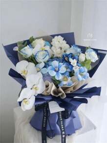 20 张/包大尺寸防水纯色包装纸，适合日常、节日花束包装和礼品包装