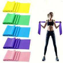 Elastic Sports Tension Sheet PVC Fabric Yoga Squat And Butt Shaping Training Bands Fitness Training Bands For All Body Types (1500*150*0.35mm) - Multicolor - View 11