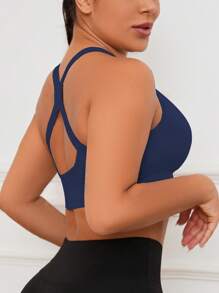 3pcs Women's Multi-Color Seamless Adjustable Padded Comfortable Breathable Anti-Shock Sports Yoga Bras
