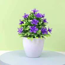 1 pieza Planta falsa en maceta, planta artificial pequeña para decoración del hogar, helecho artificial para interior, decoración para mesa de baño, escritorio, dormitorio, gabinete y cocina, decoración de primavera, regalo de decoración para habitación, dormitorio, cumpleaños y graduación