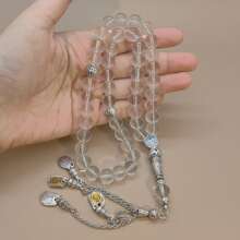 45pcs Artificial Crystal Beads Tasbih/, 10mm, With Elegant Accessories, Ideal Gift For Daily Use, Ramadan And Other Festivals - Artificial Crystal - View 5