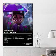 1 pieza Póster de lienzo enmarcado con la portada del álbum Still Sleep Sleepy Hallow, arte de pared musical, regalo, decoración de pared de alta calidad - Enmarcado - Ver 3
