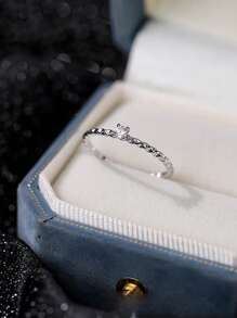 1 Piece Of 925 Sterling Silver Wave Toe Ring, Beach Toe Ring, Suitable For Girls' Daily Wear And Daily Outfits, And An Excellent Gift For Girlfriends, Mothers, And Sisters. - Foot Ring - View 10