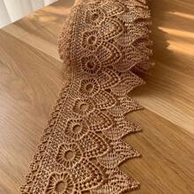 5 yardas de Adorno de encaje bordado de 9 cm de ancho, estilo vintage, recorte, tela bordada, aplicación, costura, artesanía, decoración de bodas, vestidos de novia, embellecimiento, regalo, decoración de fiesta