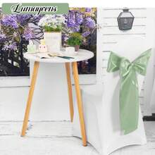 10 Pieces Of Pink Satin Chair Belt Bow Universal Chair Cover Suitable For Wedding Receptions, Events, Banquets, Parties, Hotel Decoration, Perfect For Various Occasions Or Events, Including Weddings, Parties, Christmas, Engagements