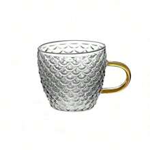 Juego de 12 piezas/6 piezas/4 piezas/2 piezas de taza de vidrio con patrón de escamas de dragón, taza de café, copa de vino, taza de té de 120 ml, taza de lujo, vaso de whisky, adecuado para té, café, hogar, oficina, cafetería