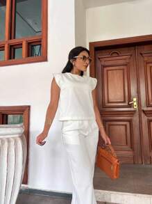 Twill Fabric Set - 白色 - 查看 3