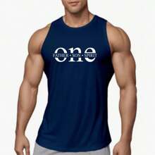 Regata Dry Fit UV Camiseta Masculina Academia Treino RMSUP14 - Azul Marinho - Visão 1