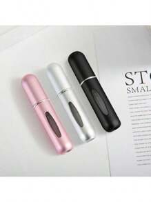 1 pieza / 5 piezas Botella recargable portátil para perfume de viaje, Atomizador de tamaño de viaje de 5ml, Recipiente de bolsillo para perfume para llevar, Botellas de spray para viajar, Botella de perfume