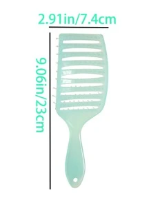 每个人都喜欢这款梳子，它具有可爱精致的镂空设计。它是完美的情人节礼物。它配有头皮按摩功能，可用于干发和湿发。它能有效梳理头发，使头发顺滑无结。其紧凑的尺寸确保了便携性，让您轻松随身携带。 - 彩色 - 查看 31