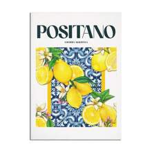 1 pieza Pintura de lienzo La Dolce Vita y Vintage Spritz Positano Italia sin marco para decoración de habitación de invitados y como regalo