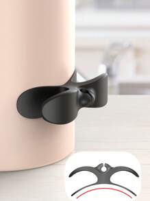 3pcs Cable Organizer, Random Color Multi-Purpose Wire Holder Wall Mounted Power Cable Clamps For Kitchen - Multicolor - View 2