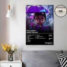 1 pieza Póster de lienzo enmarcado con la portada del álbum Still Sleep Sleepy Hallow, arte de pared musical, regalo, decoración de pared de alta calidad - Enmarcado - Ver 4
