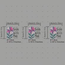 1 件/2 件/3 件 Fearfully And Wonderfully Made 补丁图案熨烫转印贴纸适用于 T 恤运动衫牛仔裤包服装配饰口罩牛仔裤和背包帽子枕头 - 可洗且持久