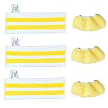 2/4/6/8 Pack Nozzles Covers And Microfibre Mop Cloth For Karcher SC1 SC2 SC 3 SC 4 SC 5 EasyFix Steam Cleaner, Floor Cleaning Karcher EasyFix Set - Multicolor - View 12