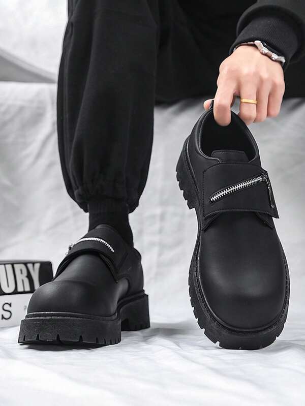 أحذية أكسفورد الكلاسيكية السوداء الكاجوال للرجال، عصرية، قابلة للتنفس، خفيفة الوزن، متعددة الاستخدامات، مناسبة لجميع المواسم