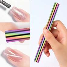 4 stuks Cat Eye-magneet voor nagels Extra grote cilindrische Cat Eye-nagelmagneet Magnetische magneten Houten Cat Eye-nagellakmagneetstok Cat Eye magnetische nageltool voor doe-het-zelf thuis, salon, studio