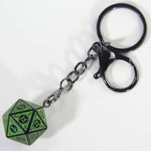Pendant Dice Keychain, Creative D20 Dice Charm Keyring Lucky Gift For Hanging Accessories - D20 Pattern Keychain - View 14