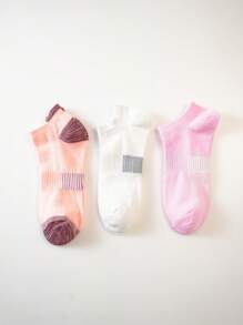 11 Pairs Women's Summer Short Drawstring Mesh Breathable Athletic Socks - Multicolor - View 4