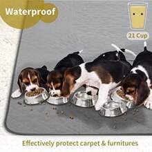 Pebble & Pine  Washable Puppy Dog Pee Pad, 34" X52" Waterproof Whelping Training Pet Mat For Playpen, Crate, Potty, Floor, Bed, Sofa And Trunk, Reusable Pee Pads For Dogs, Cats, Bunny