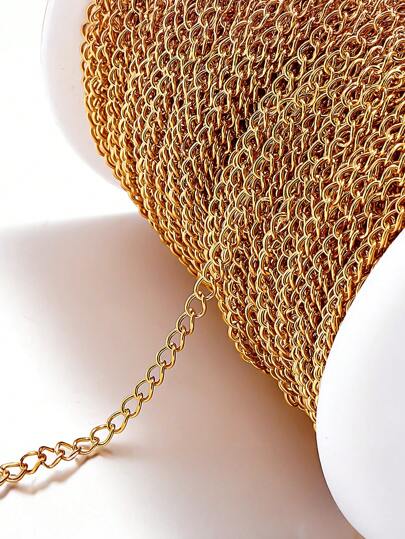 2/10meters Stainless Steel Extension Chain 2/3/4mm Gold Necklace Chains For Bracelet DIY Chain Accessories Jewelry Making Crafts