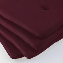 Cojín para Silla, Capitonado (4 piezas) - Tinto - Ver 3