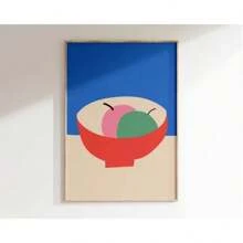 1pc Sangria Drink Negroni Canvas Painting Club Bar Shop Home Decor Cartoon Juice Mojito Aperol Spritz Canvas Painting No Frame