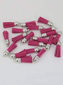 (20pcs/Pack) 4cm Retro British Style Tassels Keychain, Brooch, Clothing Decor, Bag Charm, Handmade DIY