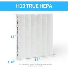 3-Pack AP-1512HH True HEPA Replacement Filter, Compatible With Coway AP-1512HH Mighty Purifier, Part# 3304899, With 9 Extra Carbon Filters