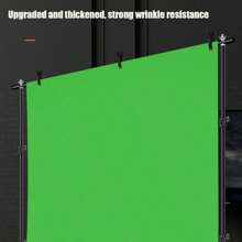 2x3M Professional Photography Backdrop - Wrinkle-Resistant Studio Background Cloth, Portable & Foldable For Live Streaming, Portrait Photography, Video Shooting & Product Display - Green - View 5