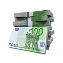 100/200 11*6.15cm Copy 100€, 100pcs 14*8cm Old And New Copy € 100 Denomination Counterfeit Banknote Props Paper Origami Props,Euro Shape Fake Money Commemorative Display Prop Paper