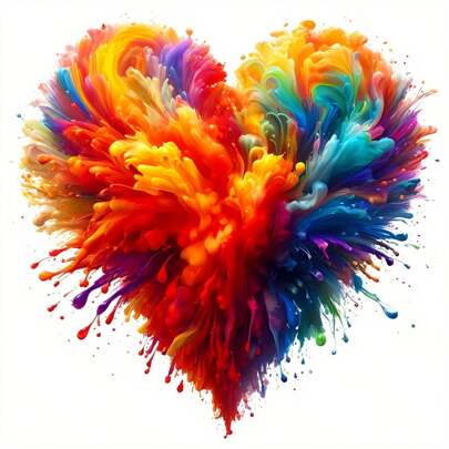 1/ 2/ 3 قطعة بشكل قلب ملون تحرير بالحرارة - ملصق نقل الحرارة بموضوع كرتوني، رقعة قماش زخرفية قابلة للغسل ومقاومة للماء، تستخدم لتصميم الملابس