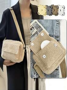 1/3/6pcs Canvas Bag Wallet Magnetic Alloy Snap Closure, Hand Sewn Magnetic Snaps For DIY Fashion Crafts, Vintage Bag Metal Clasp Turn Locks Twist Button, For Shoulder Bags & Clothes, Diy Crafts Accessory, For Diy Handbag, Leather Craft Bag Purse, Hardware Elegant Golden Bag Accessories, Handmade Bag Accessories - Multicolor - View 2