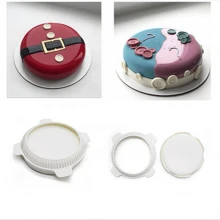 1pc Round Mousse Cake Mold, DIY Baking Mold, Silicone Fondant Mold, Glaze Mousse Cake Mold