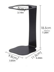 1 pieza Soporte para café de goteo, Juego portátil de soporte y filtro de metal para café de goteo